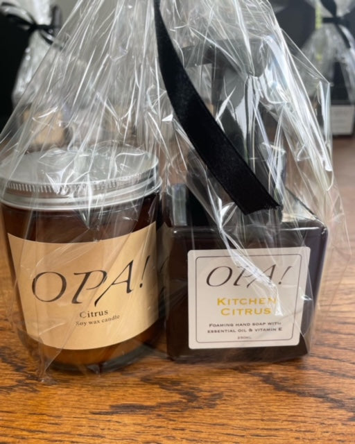 OPA! Soap & Candle Gift Set